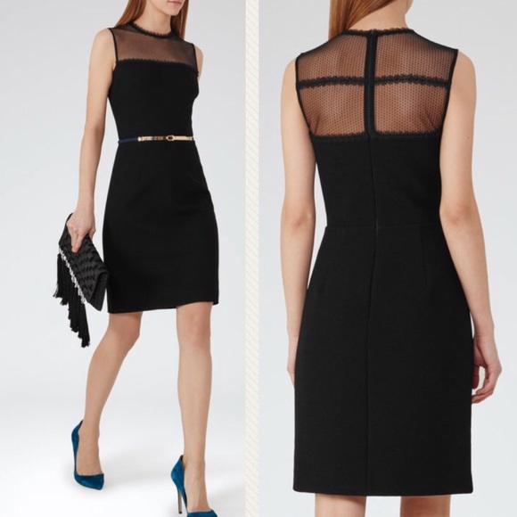 Reiss Dresses & Skirts - Reiss lace mesh panel Madeline dress